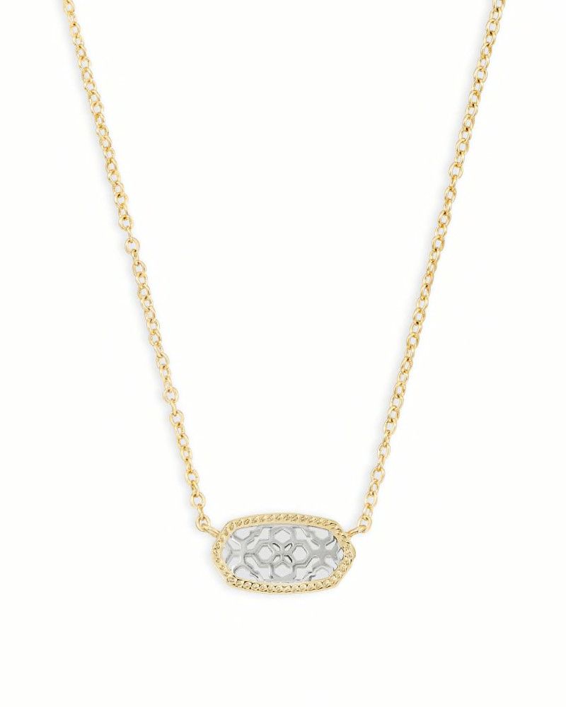 Elisa Gold Pendant Necklace in Silver Filigree | Kendra Scott | Kendra Scott