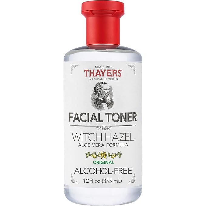 THAYERS Alcohol-Free Original Witch Hazel Facial Toner with Aloe Vera Formula, 12 oz | Amazon (US)