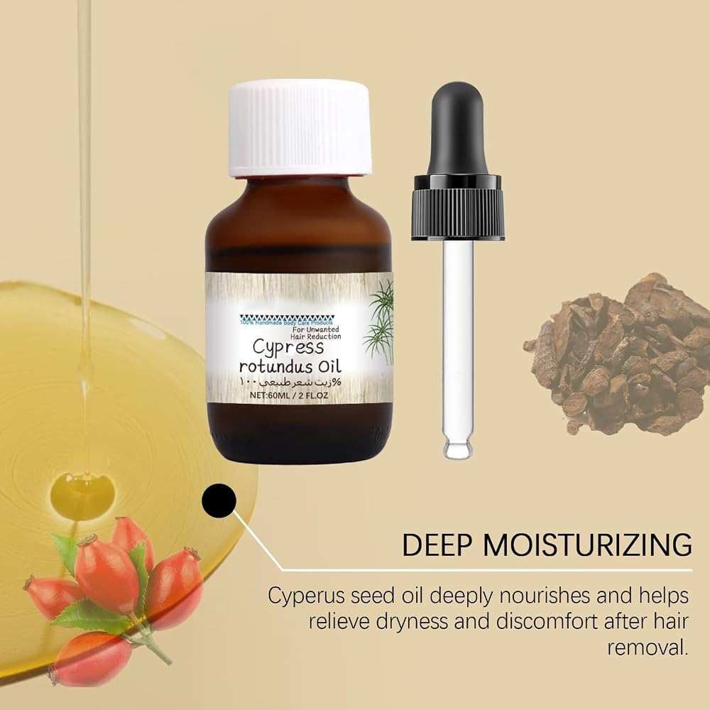 (2pcs)Cypress Rotundus Oil, Cyperus Oil for Hair, Cyperus Oil Natural, Cypress Oil Hair Removal, ... | Amazon (US)