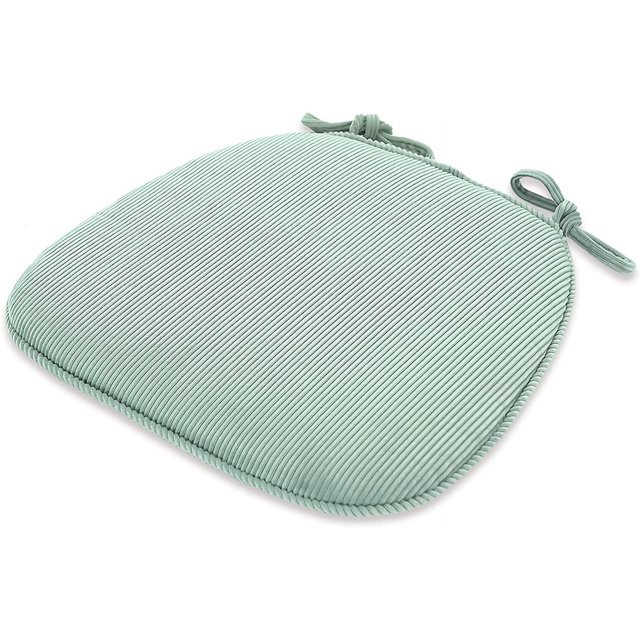 DanceeMangoo Chair Pad with Ties Non Skid Corduroy Kitchen Dining Chair Cushion and Seat Cushion ... | Walmart (US)