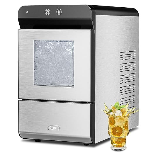 Gevi Household V2.0 Countertop Gemi Nugget Ice Maker with Viewing Window | Self-Cleaning Pebble I... | Amazon (US)