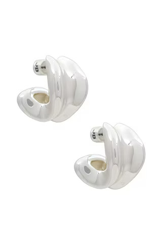 Jenny Bird Doune Chunky Hoop in Silver from Revolve.com | Revolve Clothing (Global)