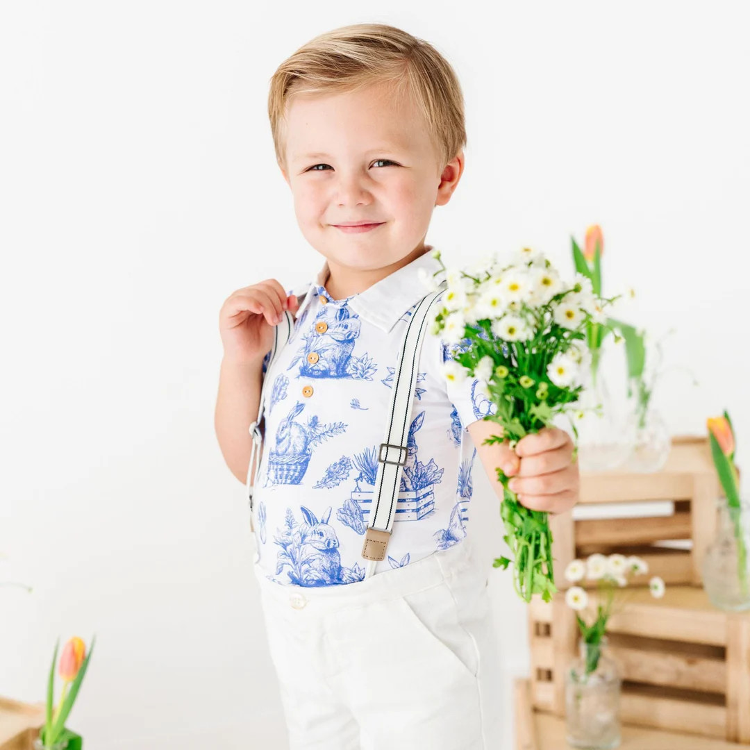 Hoppy to See You Bamboo Polo | Bums & Roses