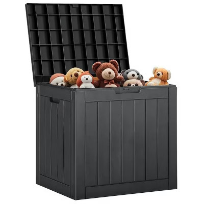 31 Gallon Resin Deck Box, Waterproof UV Resistant Outdoor Storage Box for Garden, Indoor | Target