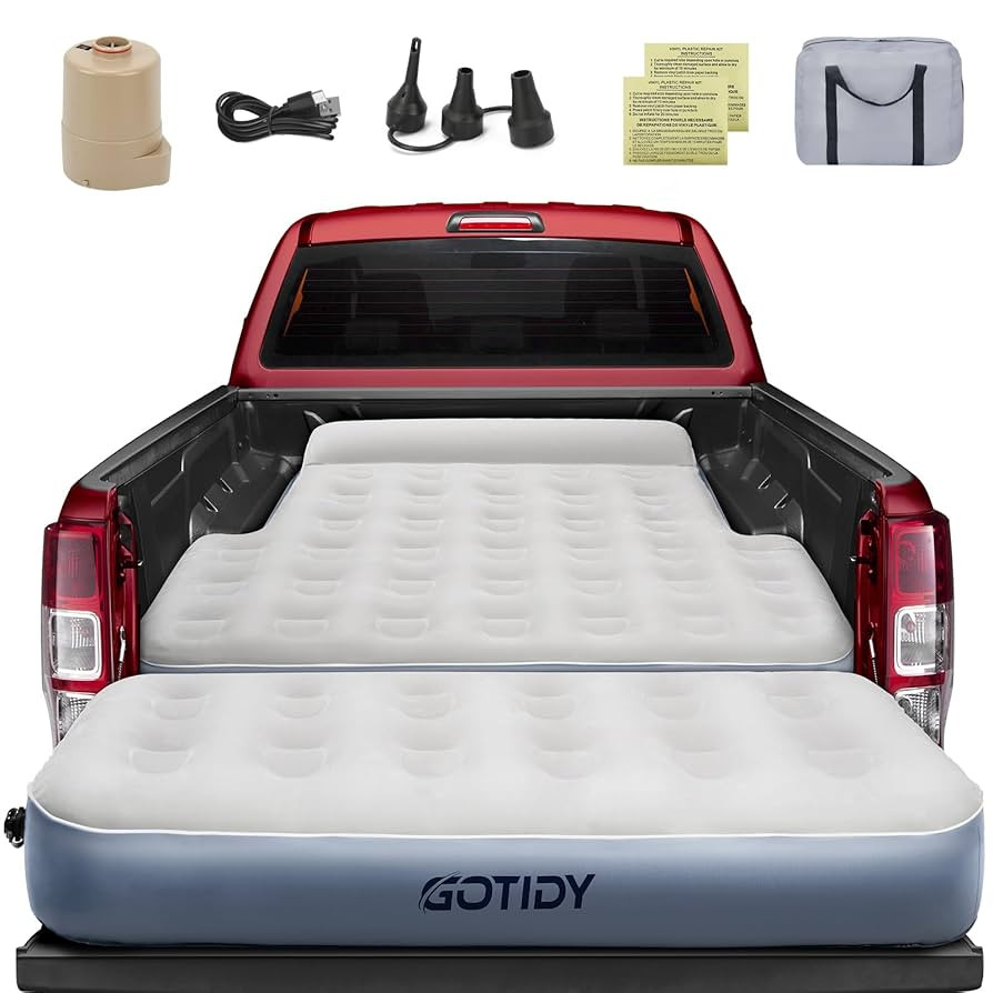 Inflatable Truck Bed Mattress for Tacoma Truck Air Mattress 5ft-5.5ft for Honda Ridgeline Jeep Gl... | Amazon (US)