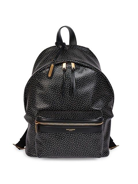 Mini City Polka Dot Leather Backpack | Saks Fifth Avenue