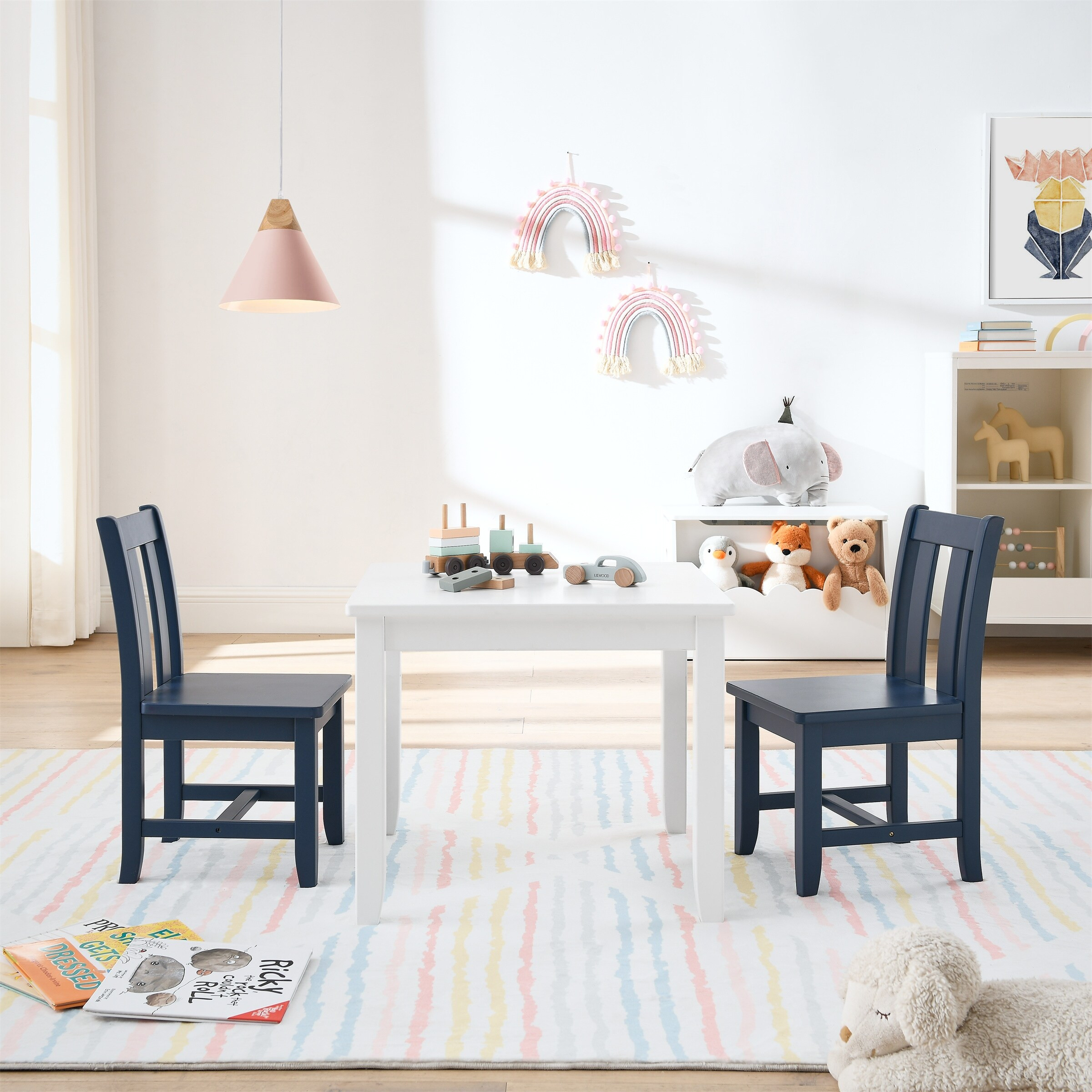 MUSEHOMEINC Children Wooden Table,Small table for kids/toddler furniture, Gift for Children, Multi F | Bed Bath & Beyond