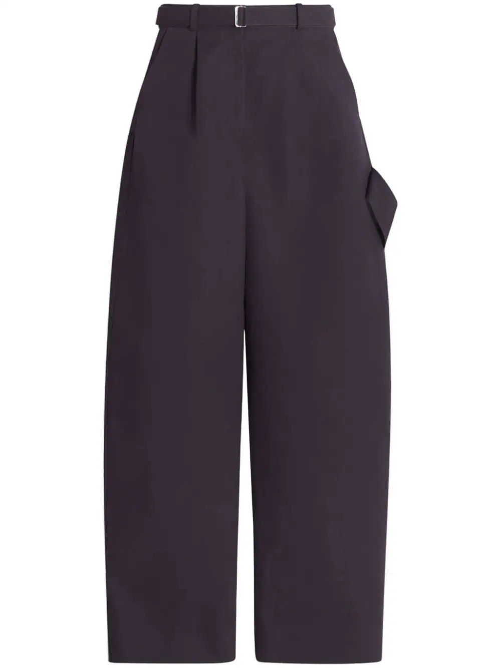 Lanvin tapered trousers - Purple | Farfetch Global