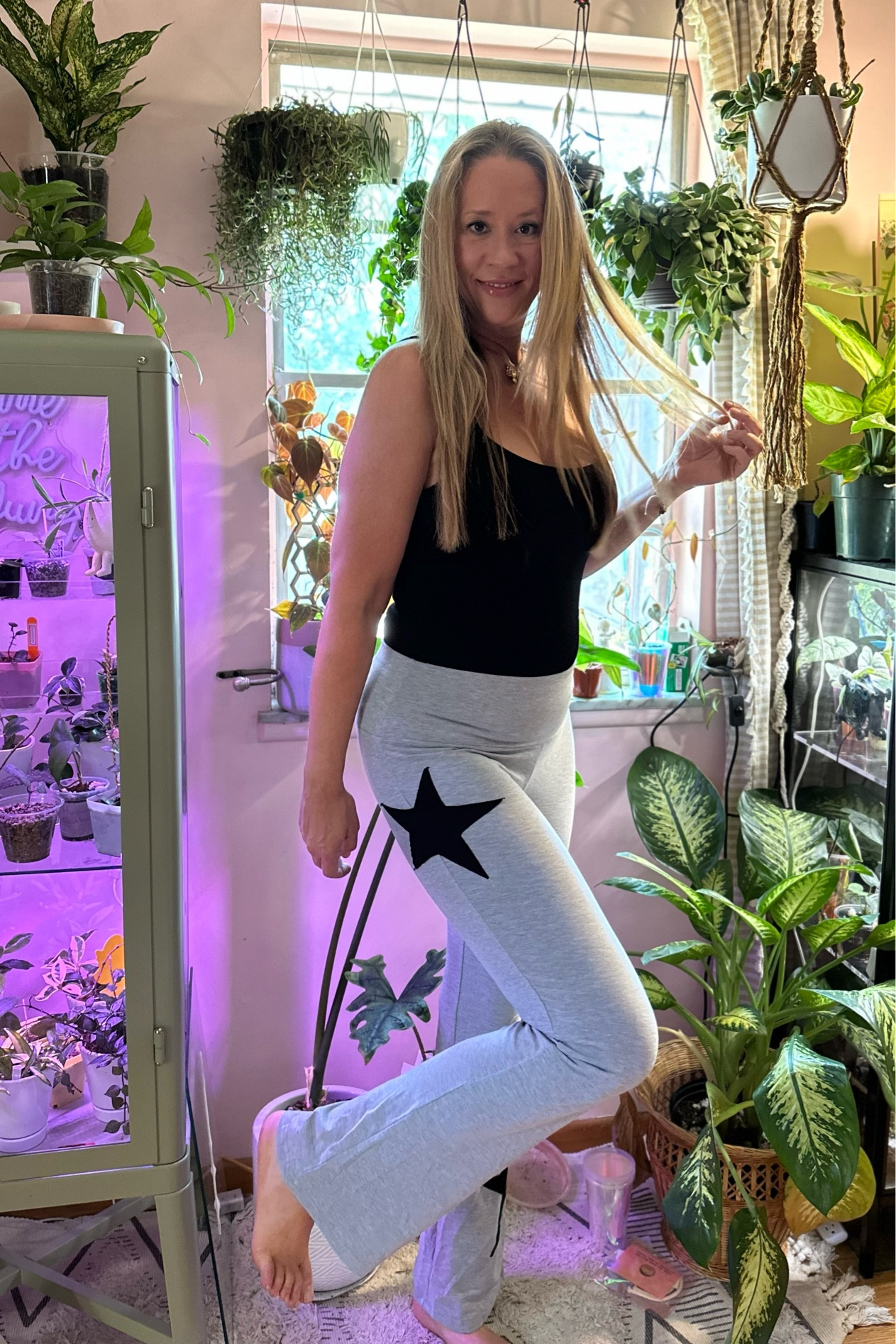 Cute star flare leggings, tall approved! Comfy outfit, y2k outfit 

#LTKstyletip #LTKfindsunder50 #LTKActive
