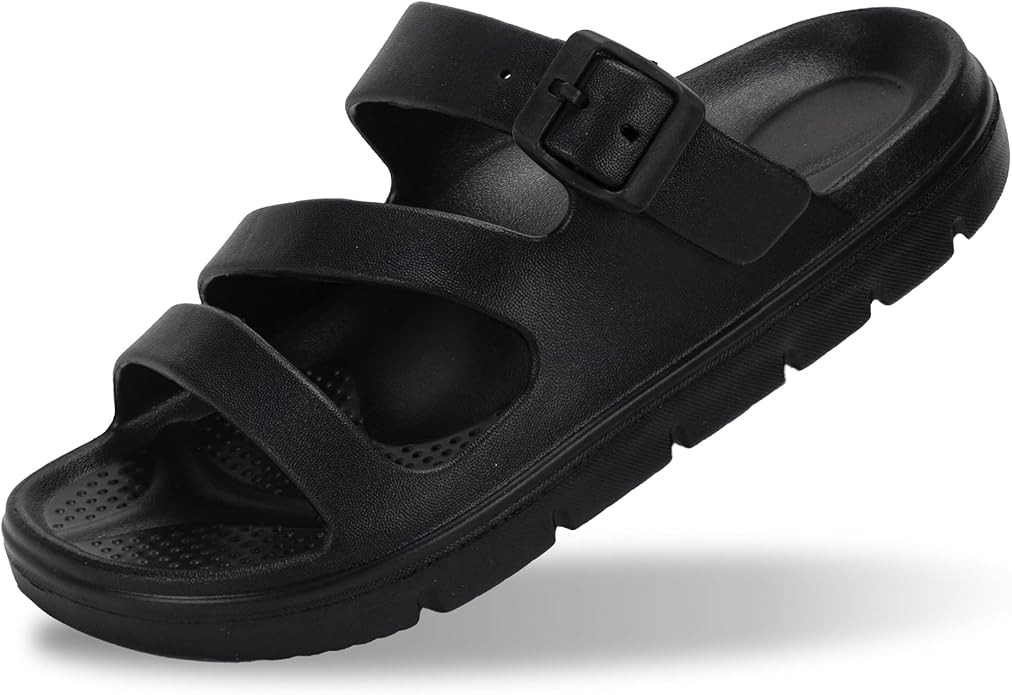 PIMIO Arch Support Sandals for Women Slip On Recovery Slides for Plantar Fasciitis Relief, Non-Sl... | Amazon (US)