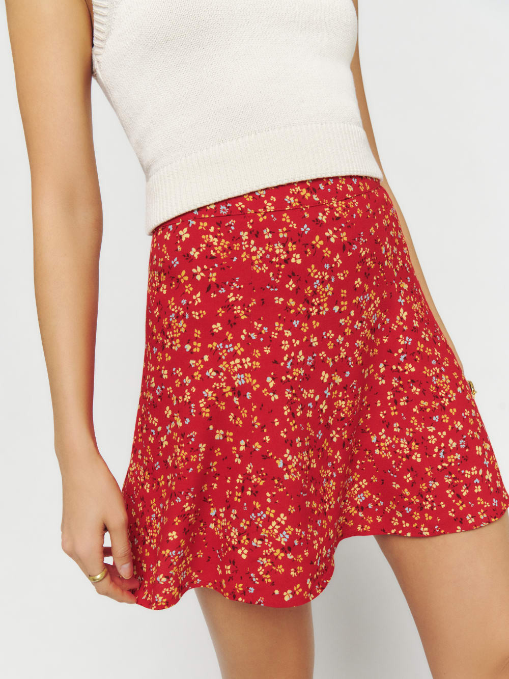 Flounce Skirt | Reformation (Global)