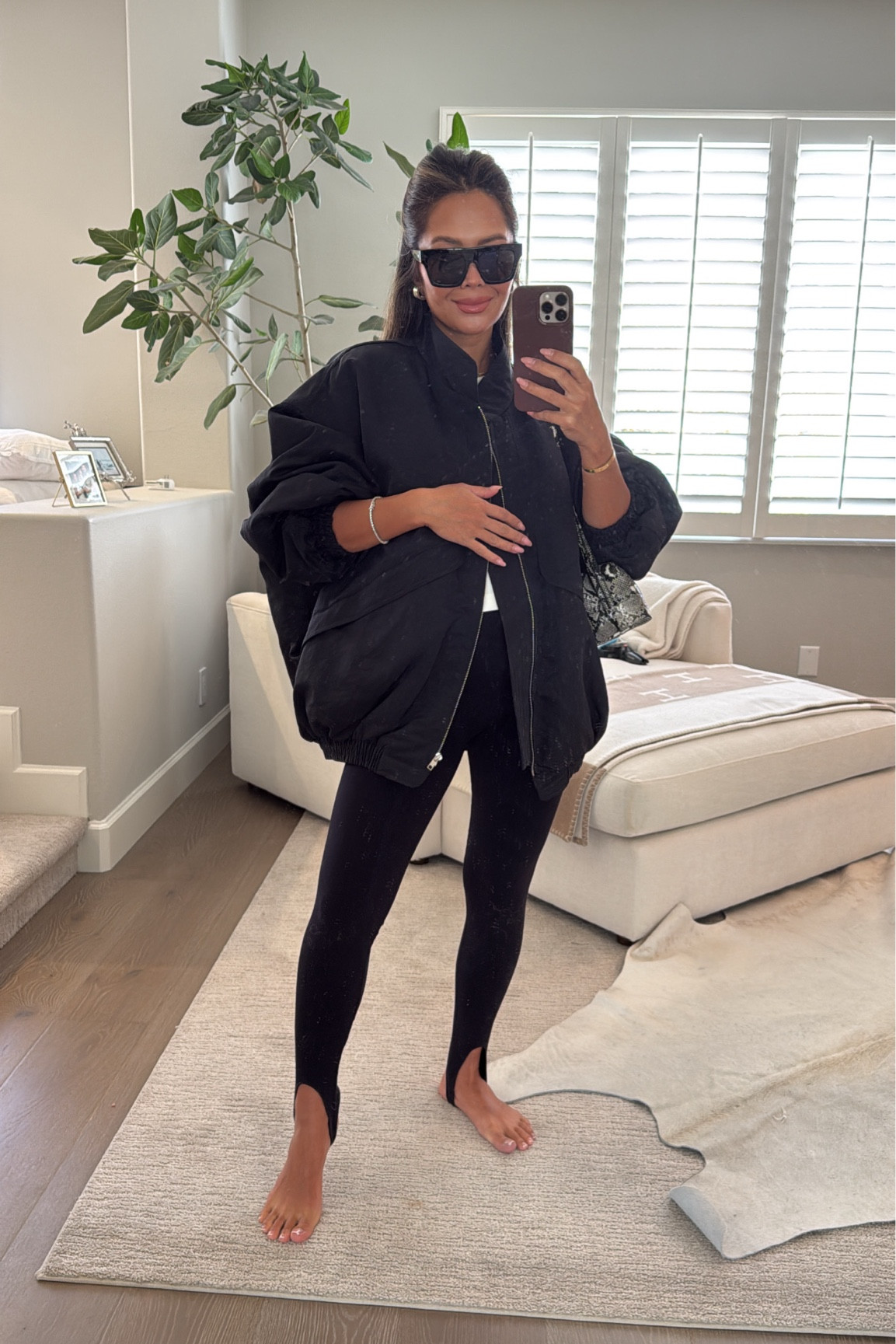 Casual pregnancy outfit
Tshirt - XS
Leggings (maternity) - XS
Bomber - Frankie shop “Seth oversized jacket” (sold out)




Stirrup leggings, oversized bomber jacket 

#LTKStyleTip #LTKFindsUnder100 #LTKBump #LTKBump #LTKFindsUnder100 #LTKStyleTip