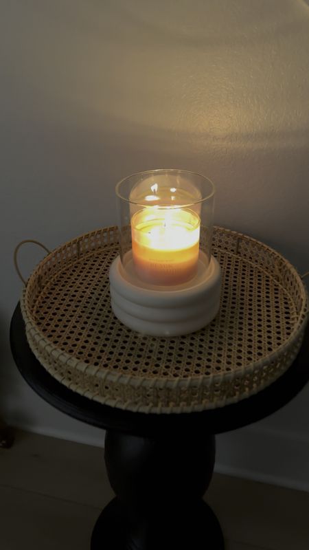 Loving this pretty modern candle holder that fits 3 wick candles! Also, how pretty is this rattan tray?!? 

Walmart home decor, Walmart decor, Target home decor, studio mcgee 

#LTKfindsunder50 #LTKhome