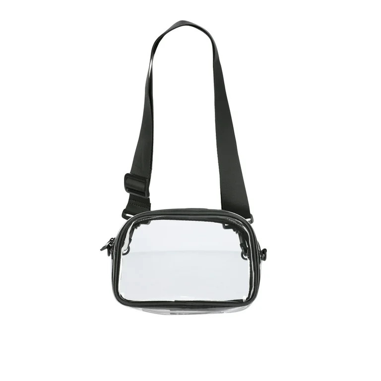 No Boundaries Women's Hands Free Belt Bag, Clear | Walmart (US)