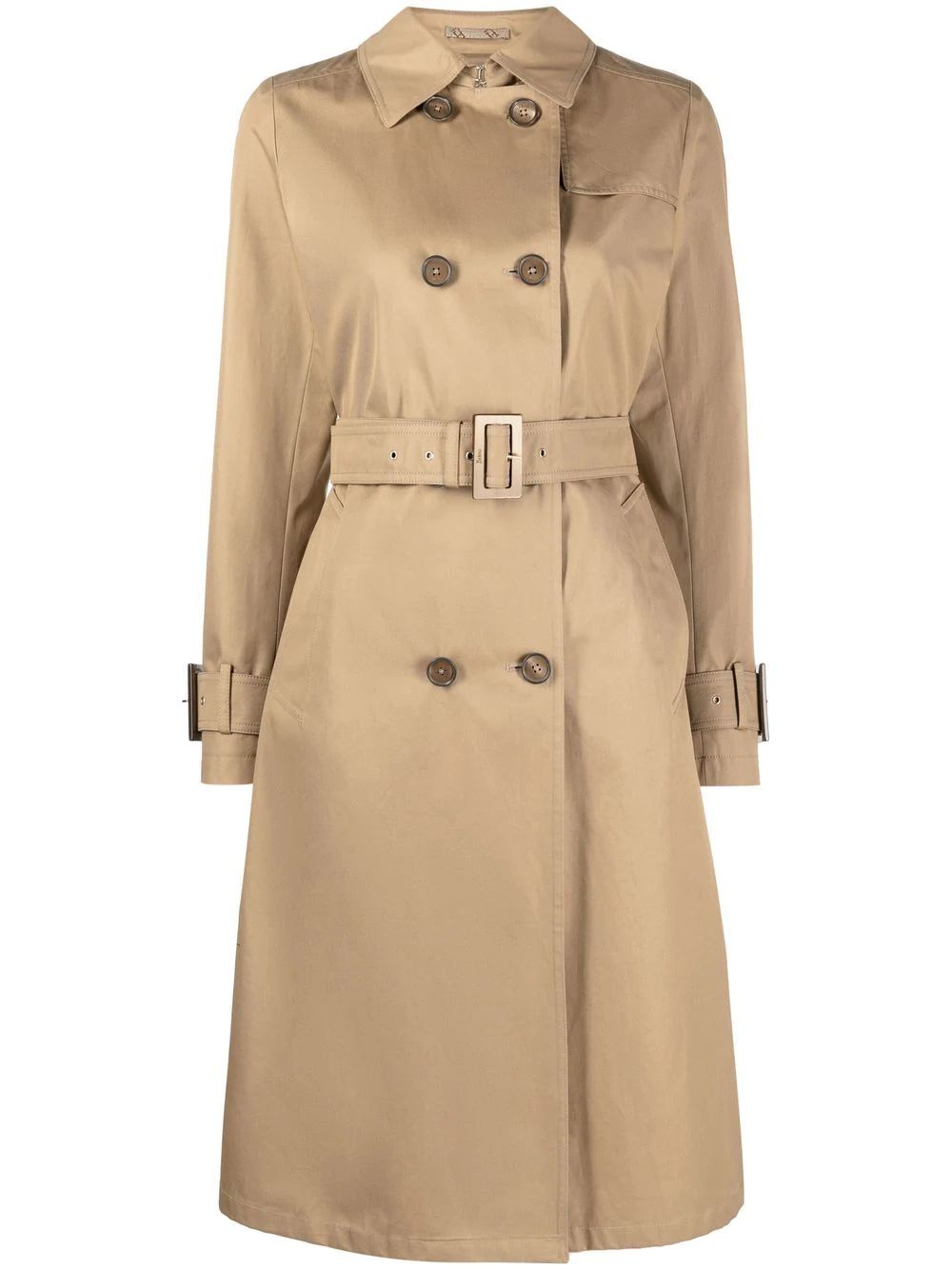 Herno Belted double-breasted Trench Coat - Farfetch | Farfetch Global