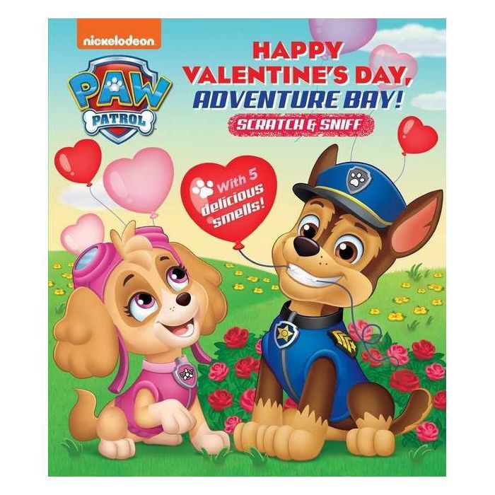 Nickelodeon Paw Patrol: Happy Valentine&#39;s Day, Adventure Bay! - (Scratch and Sniff) (Board Bo... | Target