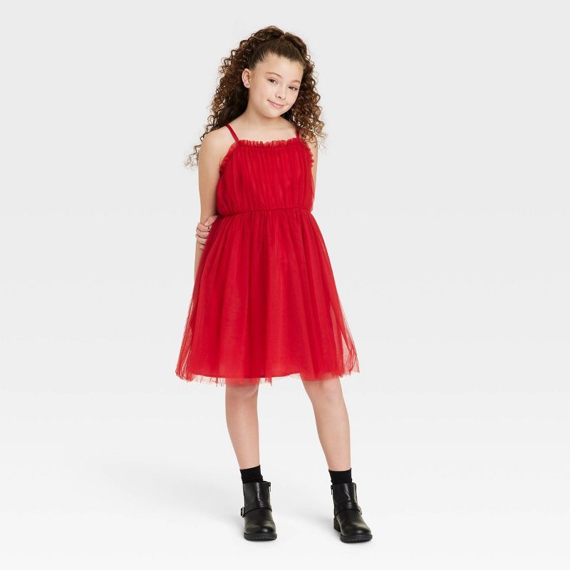 Girls' Tulle Sleeveless Dress - art class™ | Target