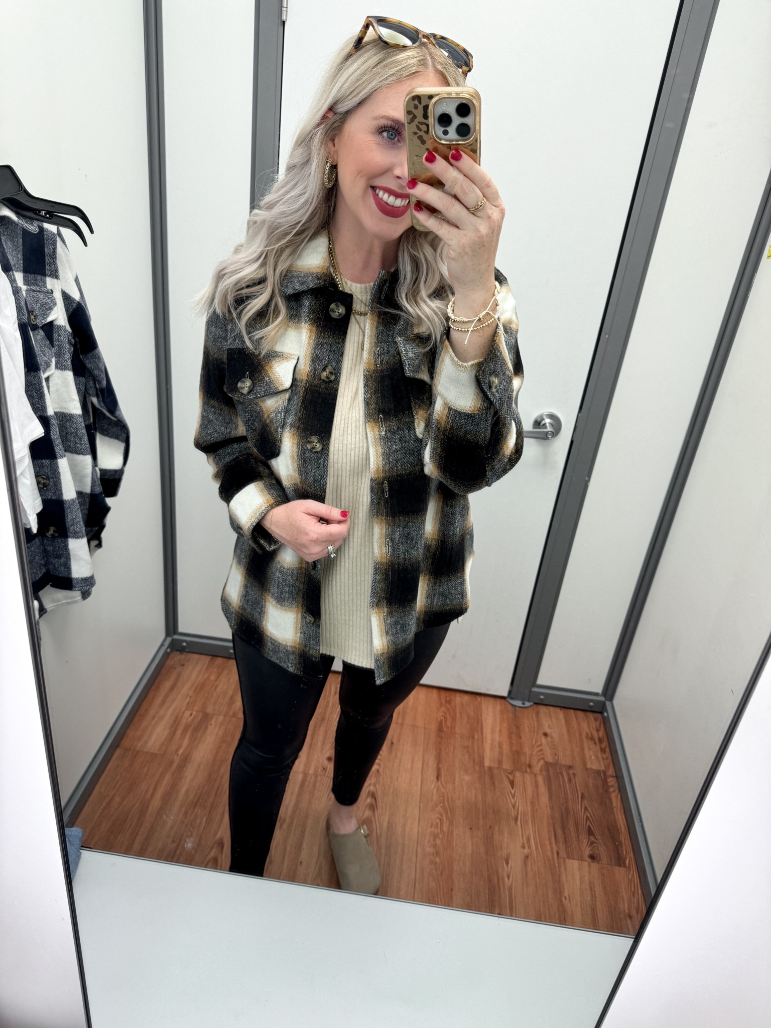 Walmart plaid shacket, time and tru, tunic, faux leather leggings, Walmart try on 

Medium 

#LTKSeasonal #LTKFindsUnder50 #LTKStyleTip