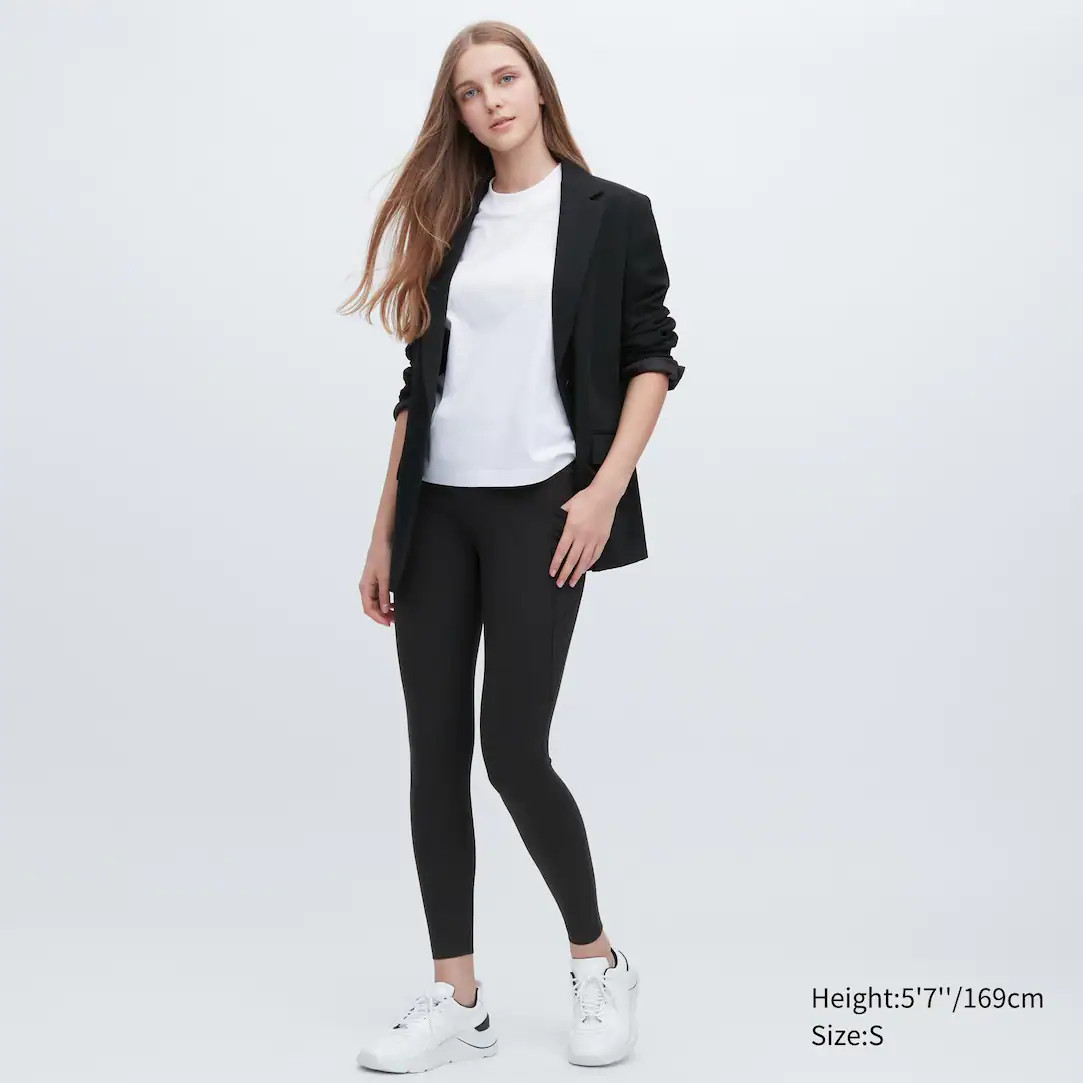 AIRism UV Protection Soft Leggings (With Pockets) | UNIQLO (UK)
