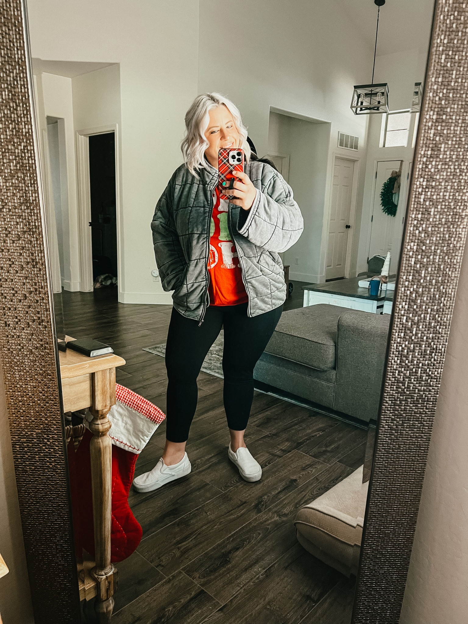 The famous Quilted Zip Up Women’s Jacket. 
I am wearing an XL 
On sale for $35
#freepeopledupe #forever21 #quiltedzipupjacket #ltkfind #quiltedjacket 

#LTKsalealert #LTKFind #LTKGiftGuide