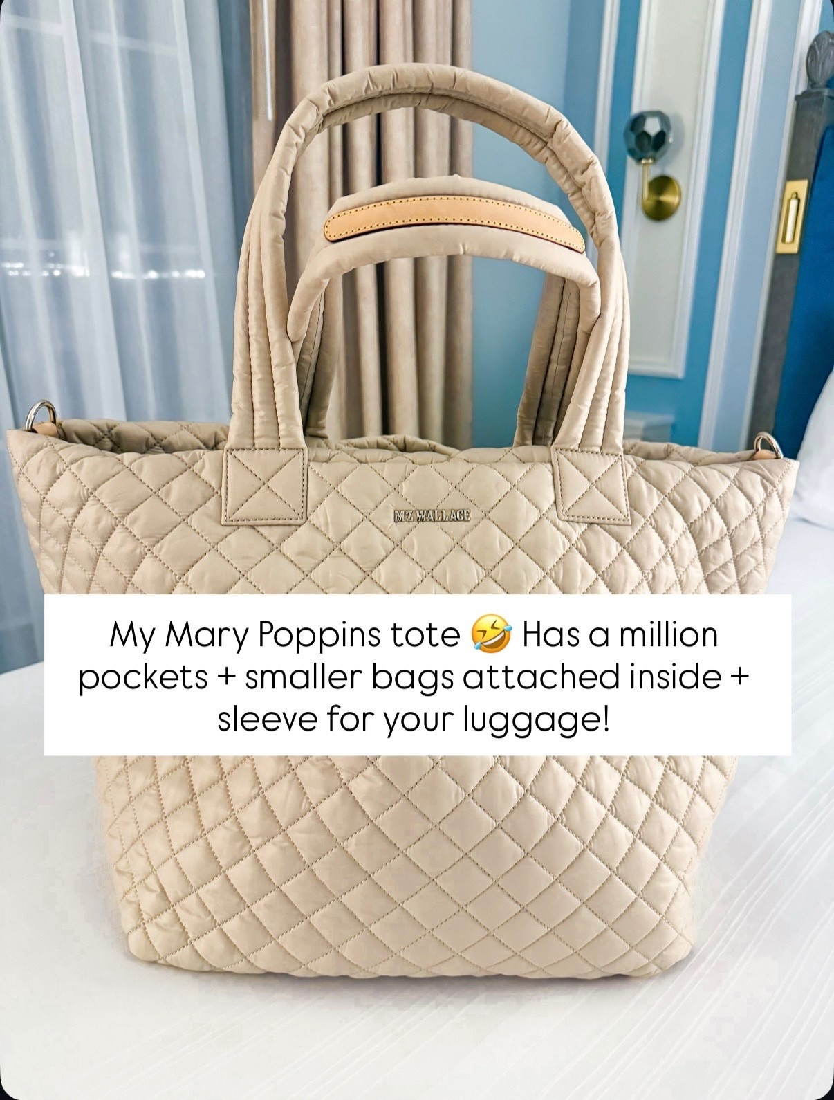 MZ Deluxe Large Metro Tote in buff. This fits SO much and has a million pockets + has a luggage sleeve for travel!


#LTKTravel #LTKGiftGuide #LTKPetite