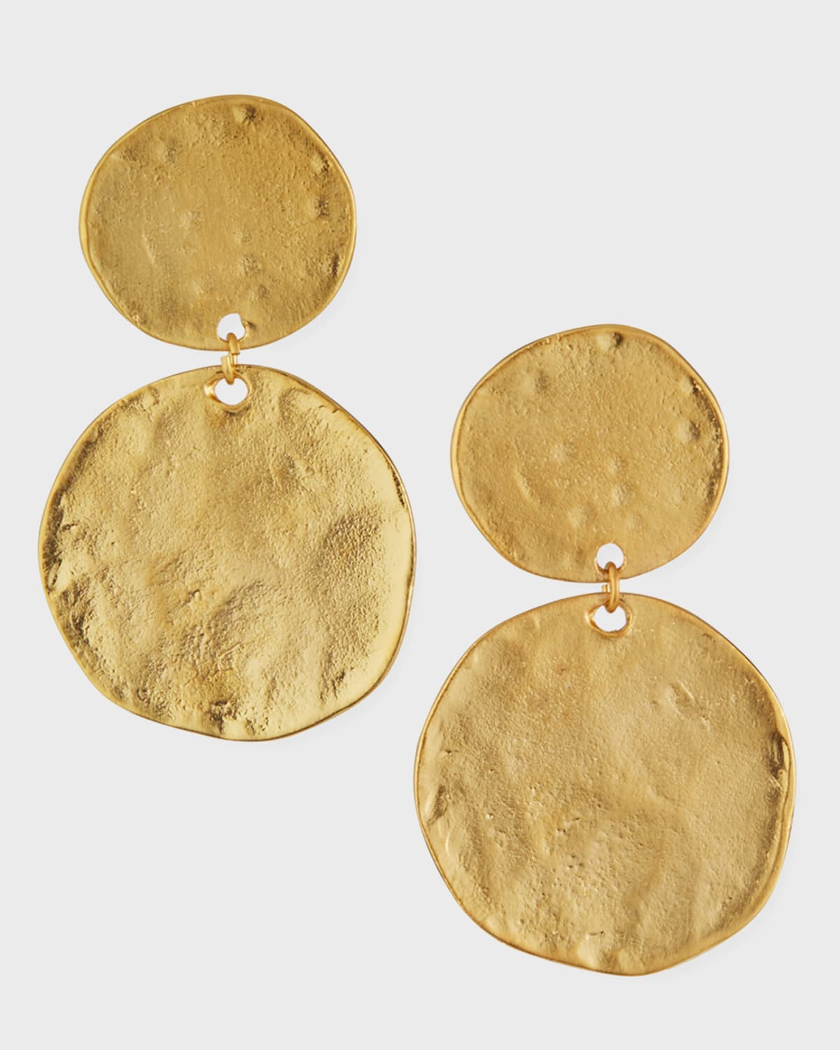 Double Coin Earrings | Neiman Marcus