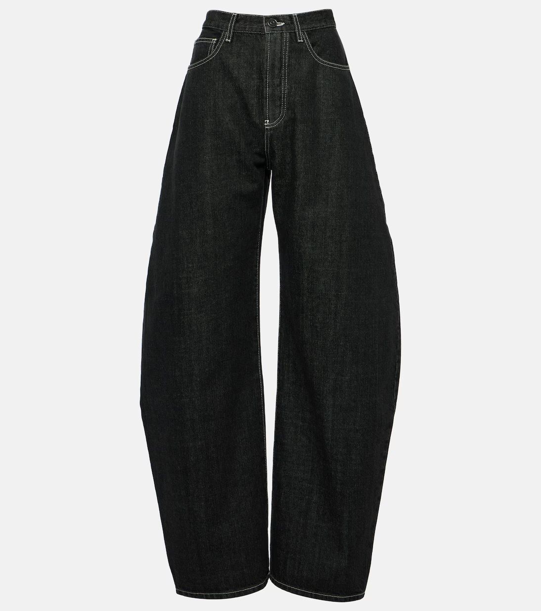 High-rise barrel-leg jeans | Mytheresa (UK)