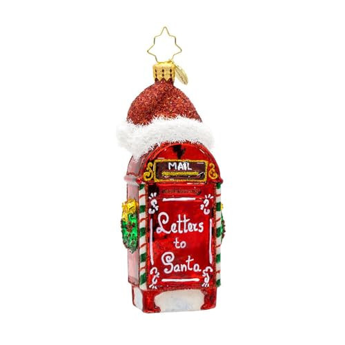 Christopher Radko Hand-Crafted European Glass Christmas Tree Decorative Ornament, North Pole Postbox | Amazon (US)