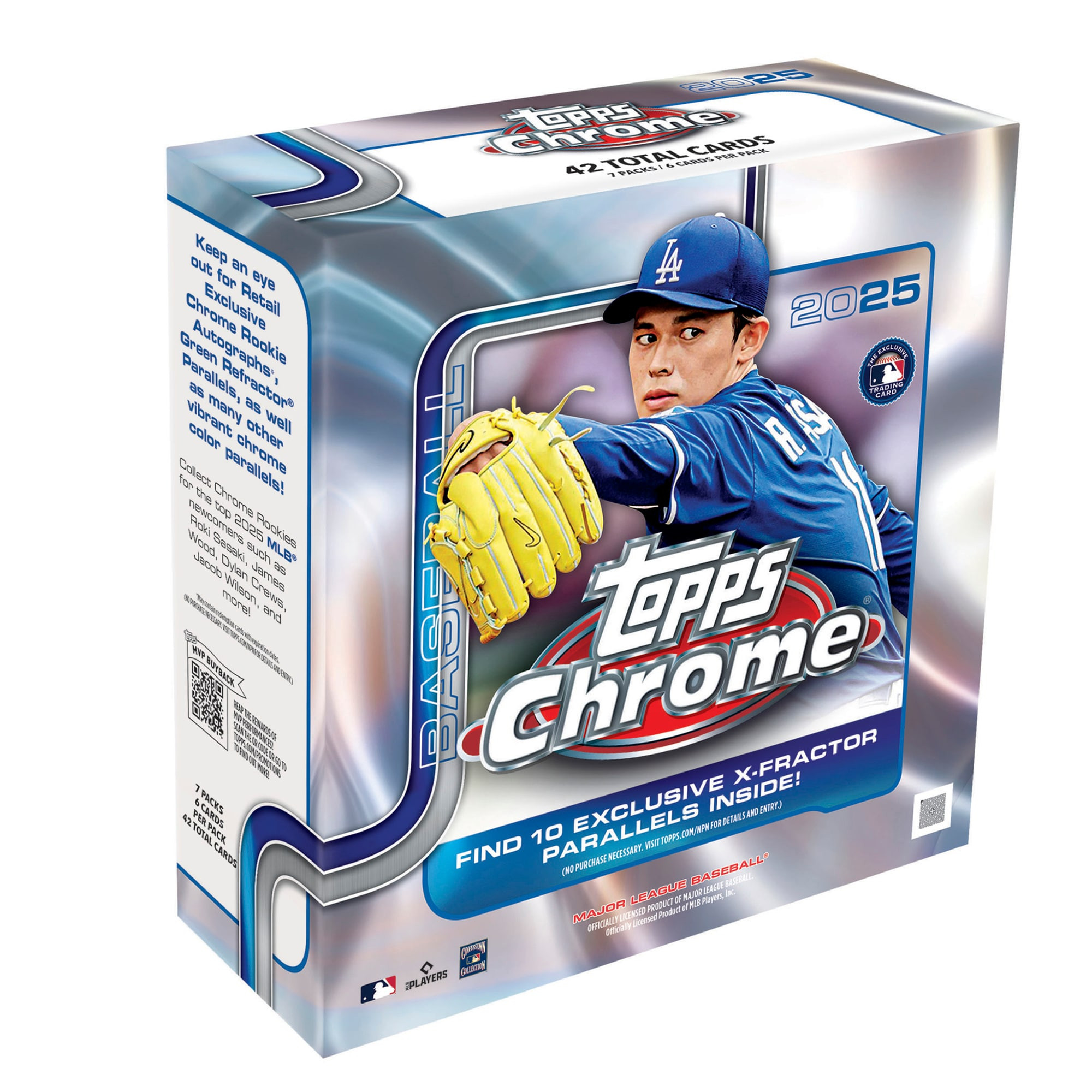 2025 Topps Chrome Baseball Factory Sealed Mega Box | Fanatics