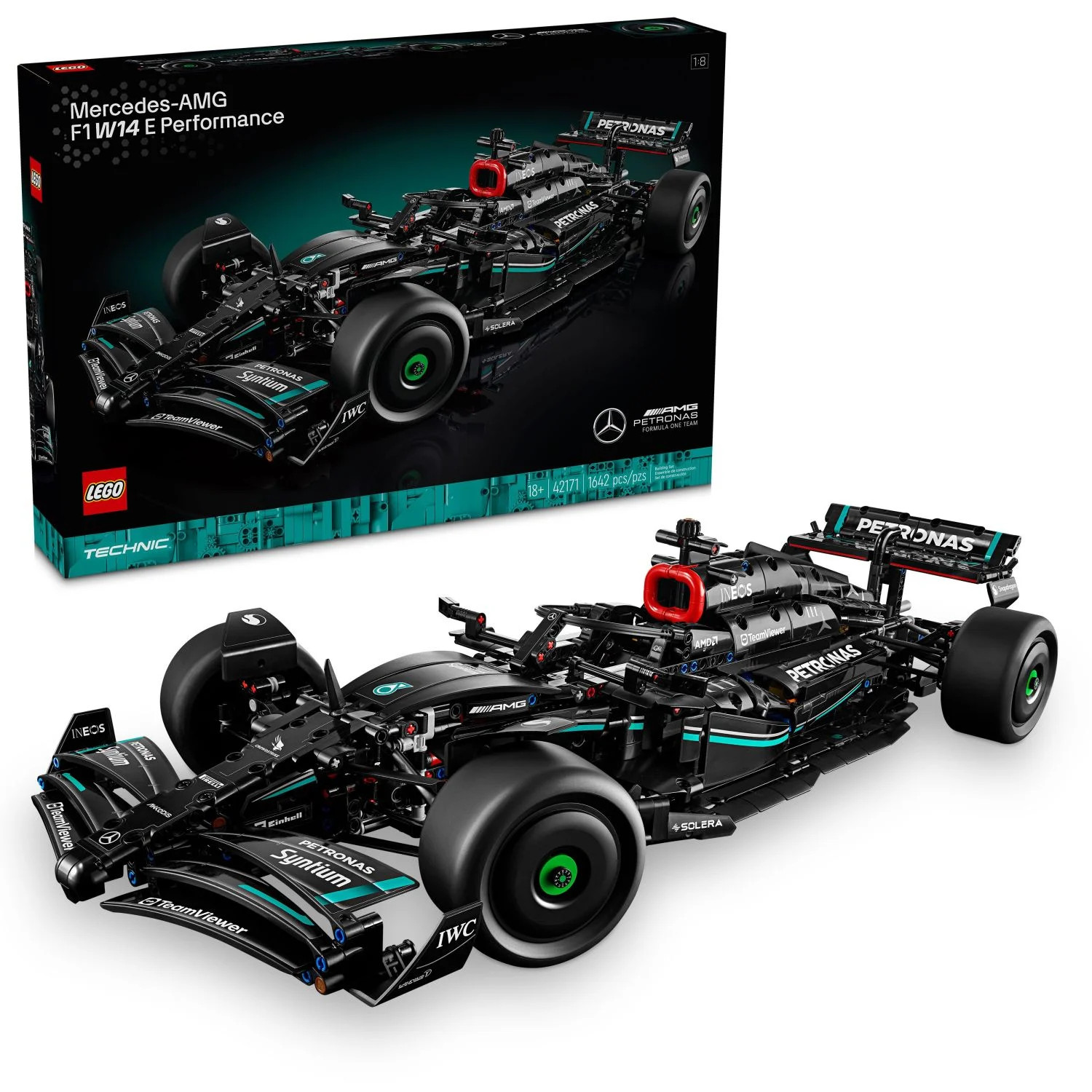 LEGO Technic Mercedes-AMG F1 W14 E Performance Race Car Building Set, Scale Model Car Gift for Ad... | Walmart (US)