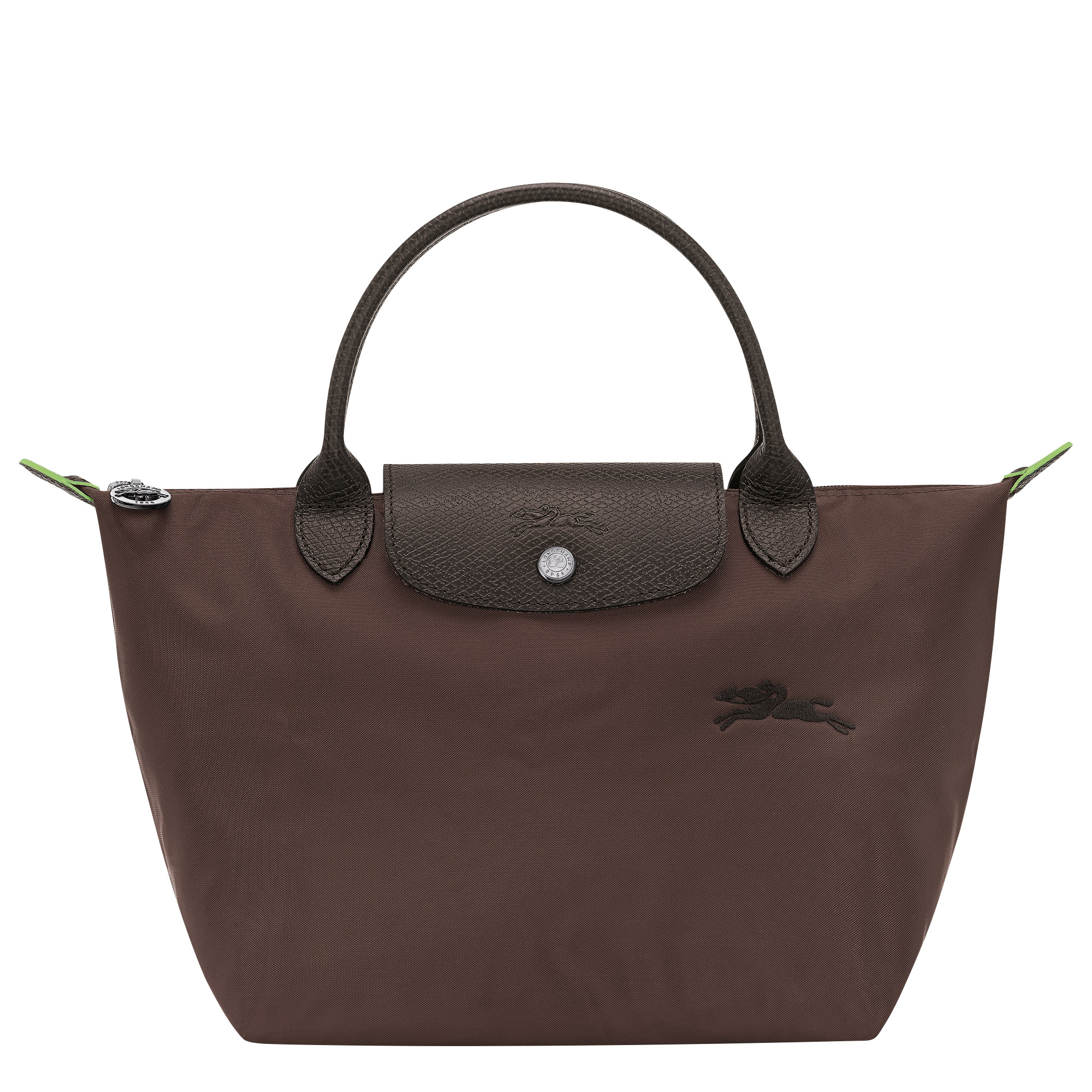 Le Pliage Green S Handbag Mocha - Recycled canvas | Longchamp GB | Longchamp