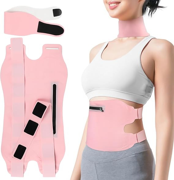 2Pack Castor Oil Pack Wrap Reusable Organic Castor Oil Packs with Adjustable Elastic Strap Bamboo... | Amazon (US)