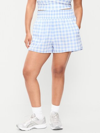 Extra High-Waisted Crinkle Run Shorts -- 3-inch inseam | Old Navy (US)