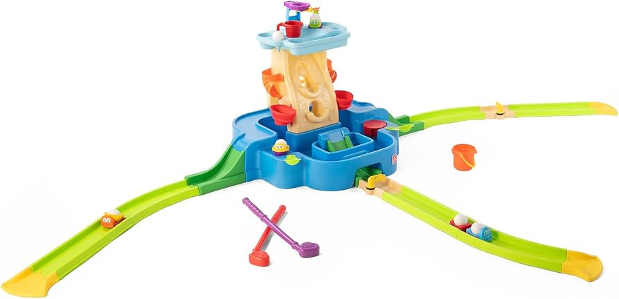 Step2 Putt & Splash Adventure Center, Kids Water Tower, Mini Golf Playset, 33 Accessories, Clubs,... | Amazon (US)