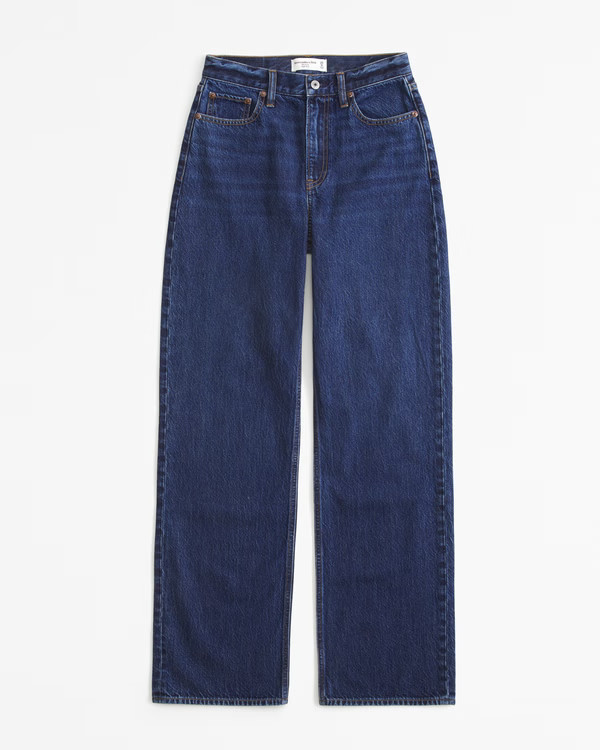 High Rise Loose Jean | Abercrombie & Fitch (UK)
