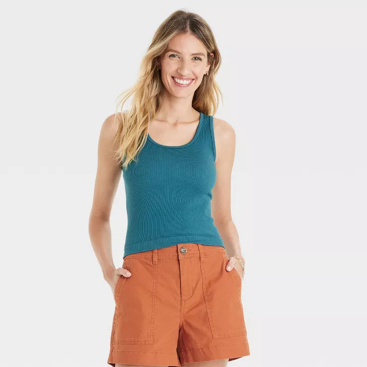 Women's Seamless Slim Fit Tank Top - A New Day™ | Target
