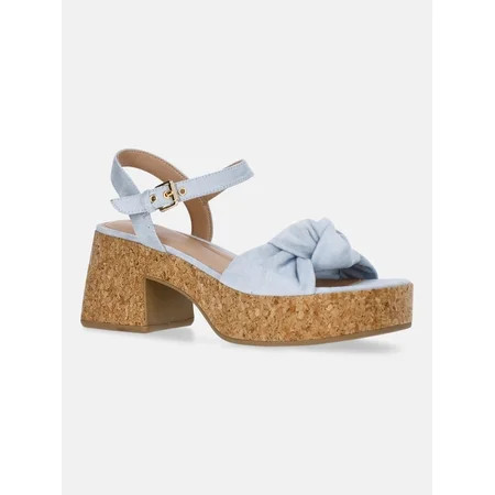Time and Tru Women's Cork Knot Sandals | Walmart (US)