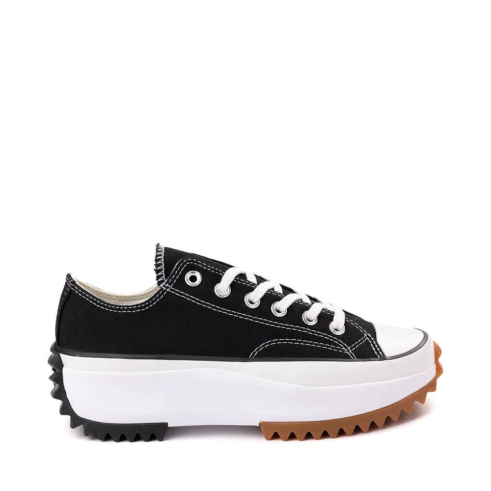 Converse Run Star Hike Lo Platform Sneaker - Black / White / Gum | Journeys