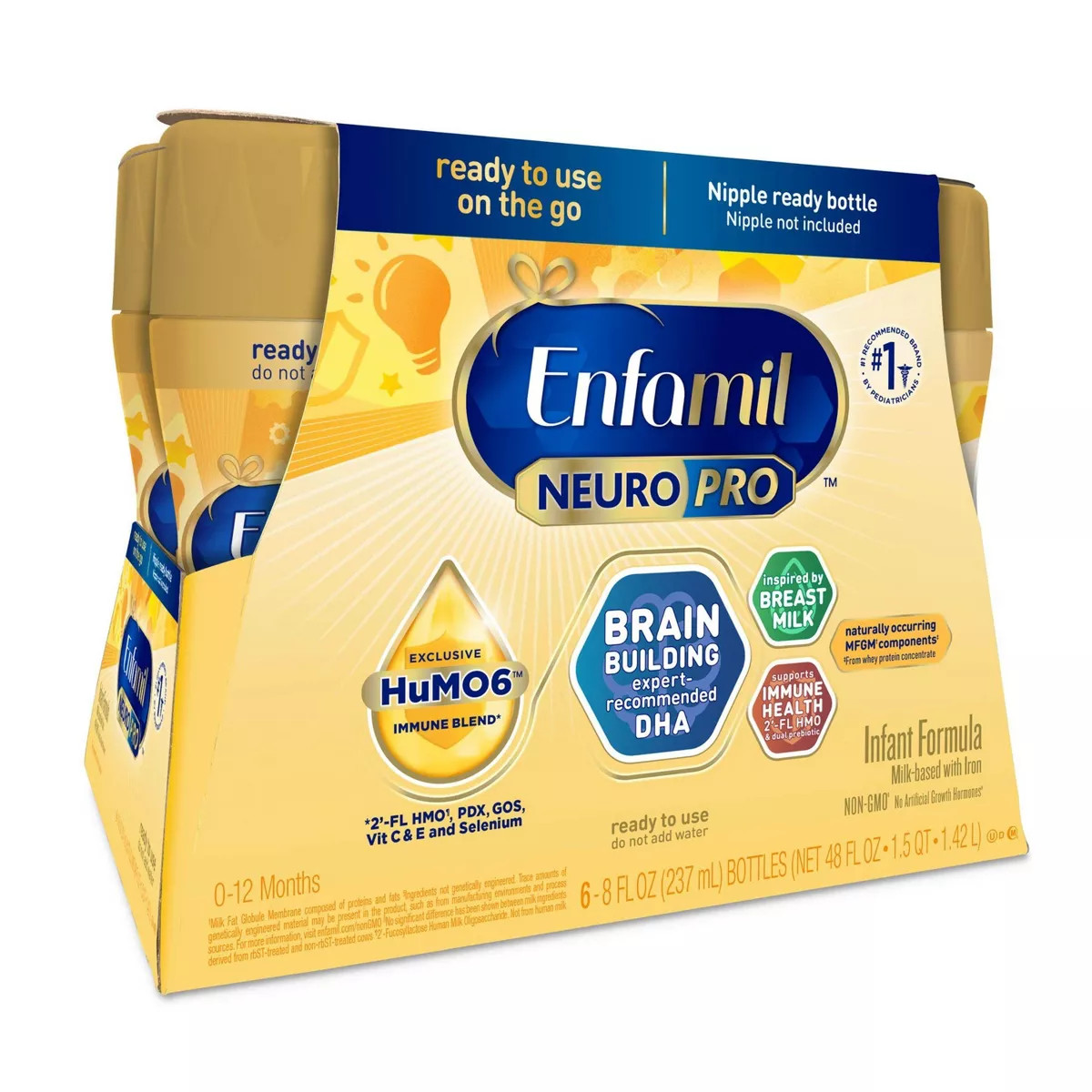 Enfamil NeuroPro Ready to Feed Infant Formula Bottles - 8 fl oz Each/6ct | Target
