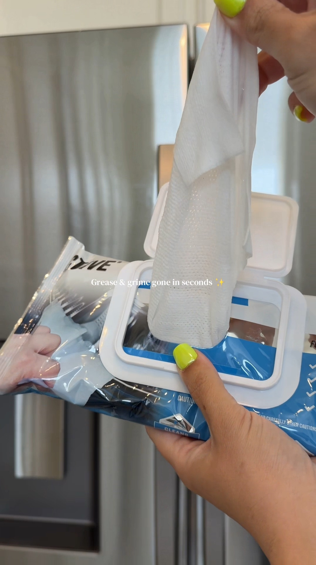 ACTIVE Home Appliance Surface Cleaner Wipes make kitchen cleaning fast and effortless perfect for wiping down appliances, counters, and everyday messes.

#cleaninghacks #kitchencleaning #homeessentials #cleaningtips #appliancecleaner

#LTKHome