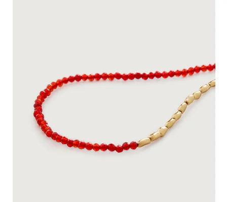 Mini Nugget Gemstone Beaded Necklace | Monica Vinader (US)