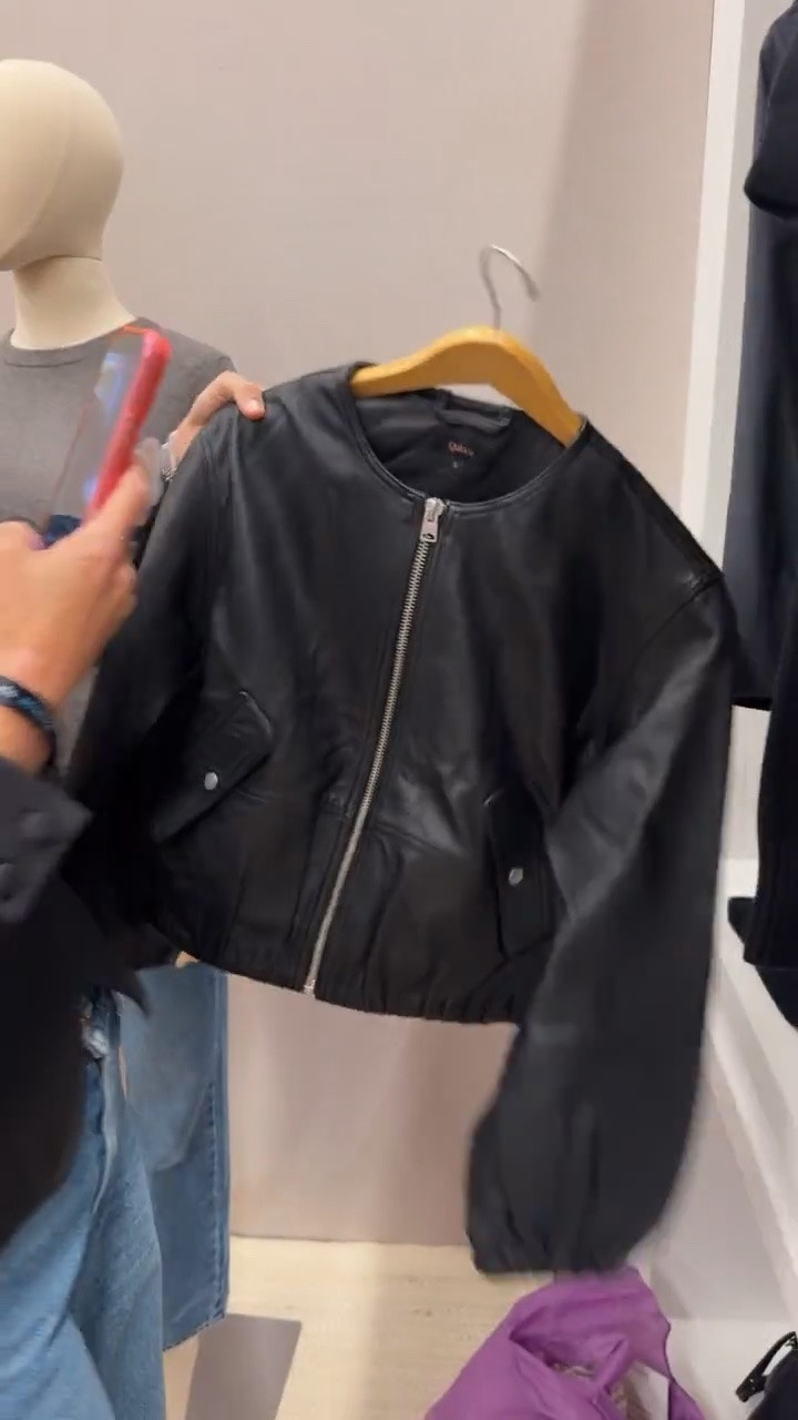Ordered this leather jacket in a small! It’s so fabulous

#LTKOver40