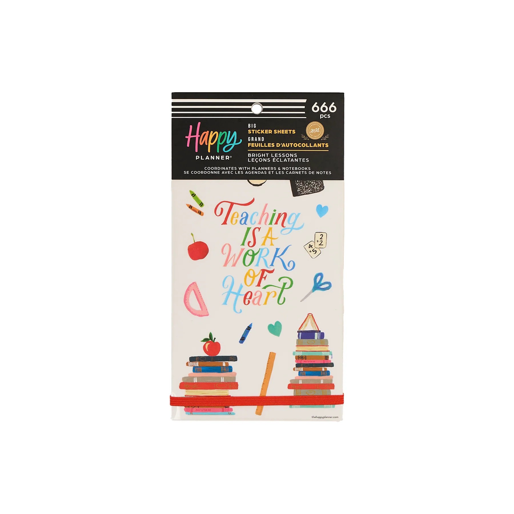 Bright Lessons Teacher - Value Pack Stickers - Big | Happy Planner