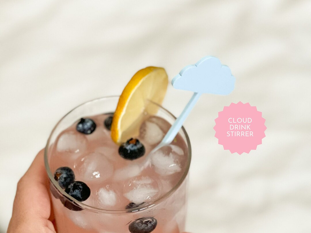 Cloud Party Drink Stirrer | On Cloud Nine Cocktail Stirrer Stick | Party Swizzle Stick | Head in ... | Etsy (US)