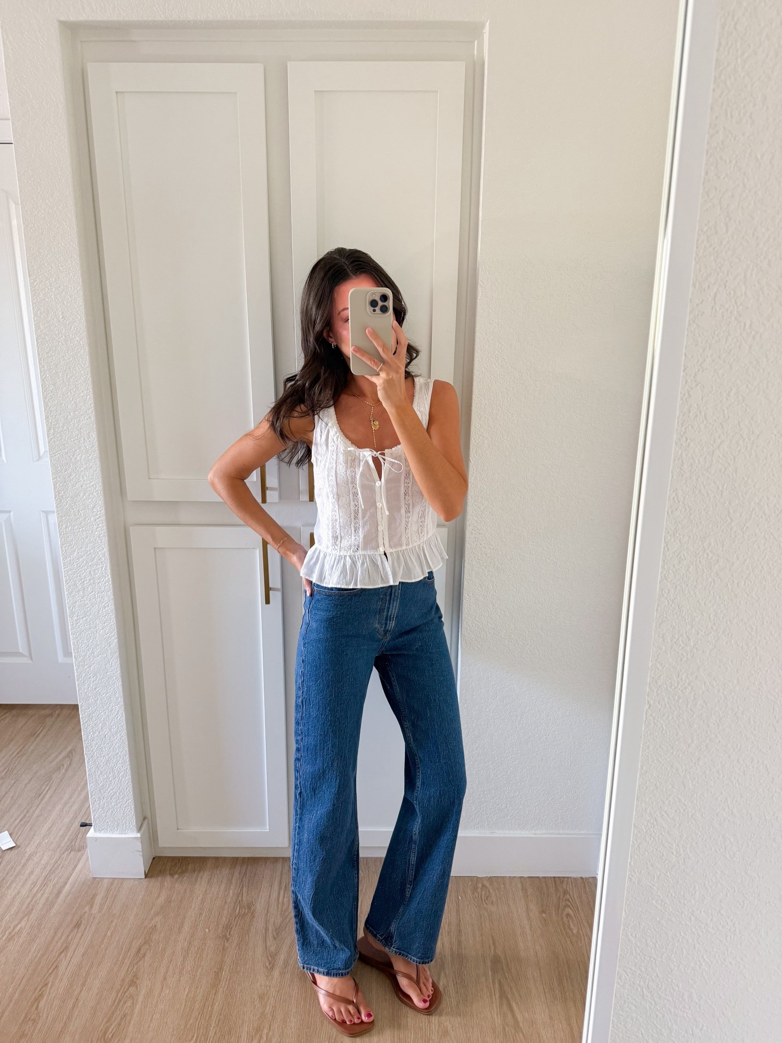 I’m 5’7” wearing size XS in the tank top and 25 regular length in the jeans! Try code SPRINGAF for an extra 15% on top of the sale! 

#LTKSeasonal #LTKSaleAlert #LTKootd