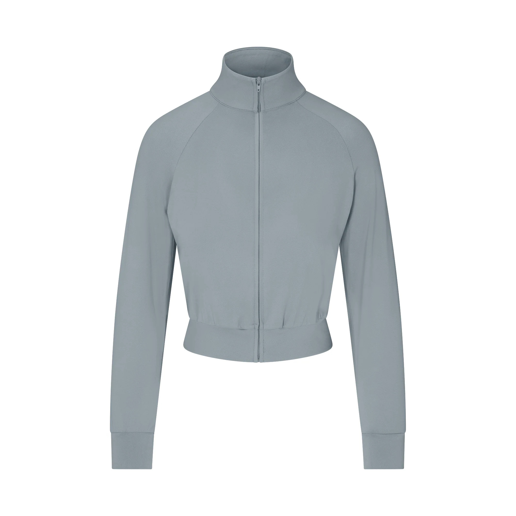 NikeSKIMS AIRY CROPPED TRACK JACKET | WASHED PACIFIC | SKIMS | SKIMS (US)