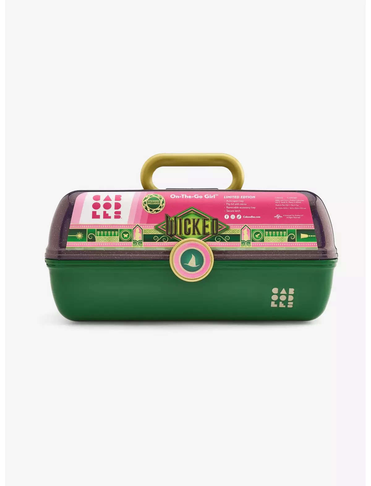 Caboodles x Wicked Elphaba On-The-Go Girl | BoxLunch