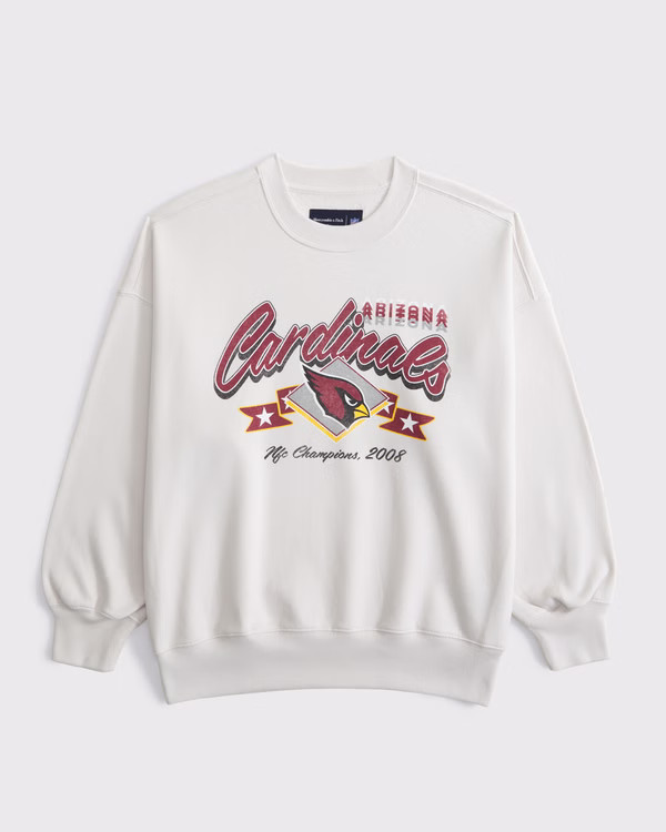 NFL Arizona Cardinals Vintage Sunday Crew | NFL Women's NFL Collection | Abercrombie.com | Abercrombie & Fitch (US)