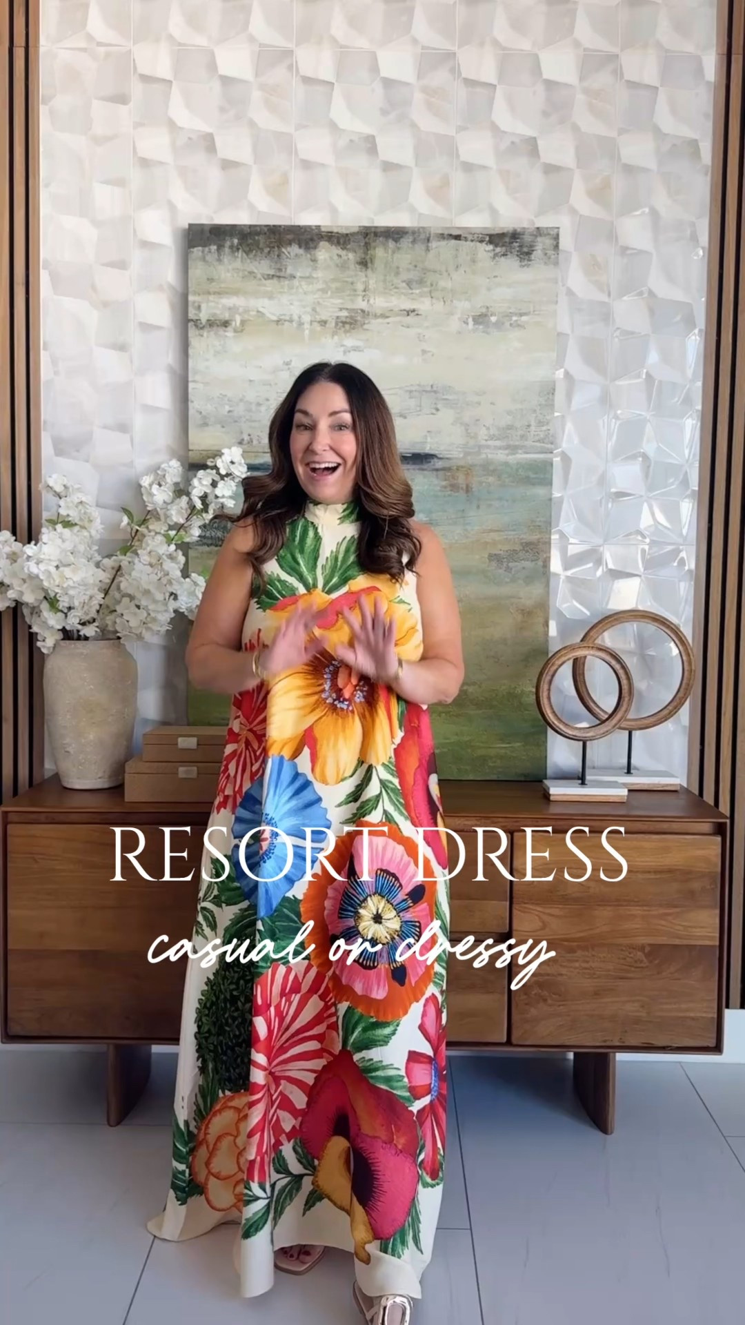 Every vacation I pack at least 1 special dress that I can wear to a nice dinner but BONUS if it’s also cute worn casual 👉🏻 this dress from @anthropologie does both! It’s lightweight so easy to pack and just stunning on! 

Wearing large true to size 

#LTKMidsize #LTKOver40 #LTKTravel