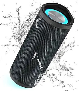HEYSONG Portable Bluetooth Speaker, Waterproof Wireless Outdoor Speakers with LED Light, Rich Bas... | Amazon (US)